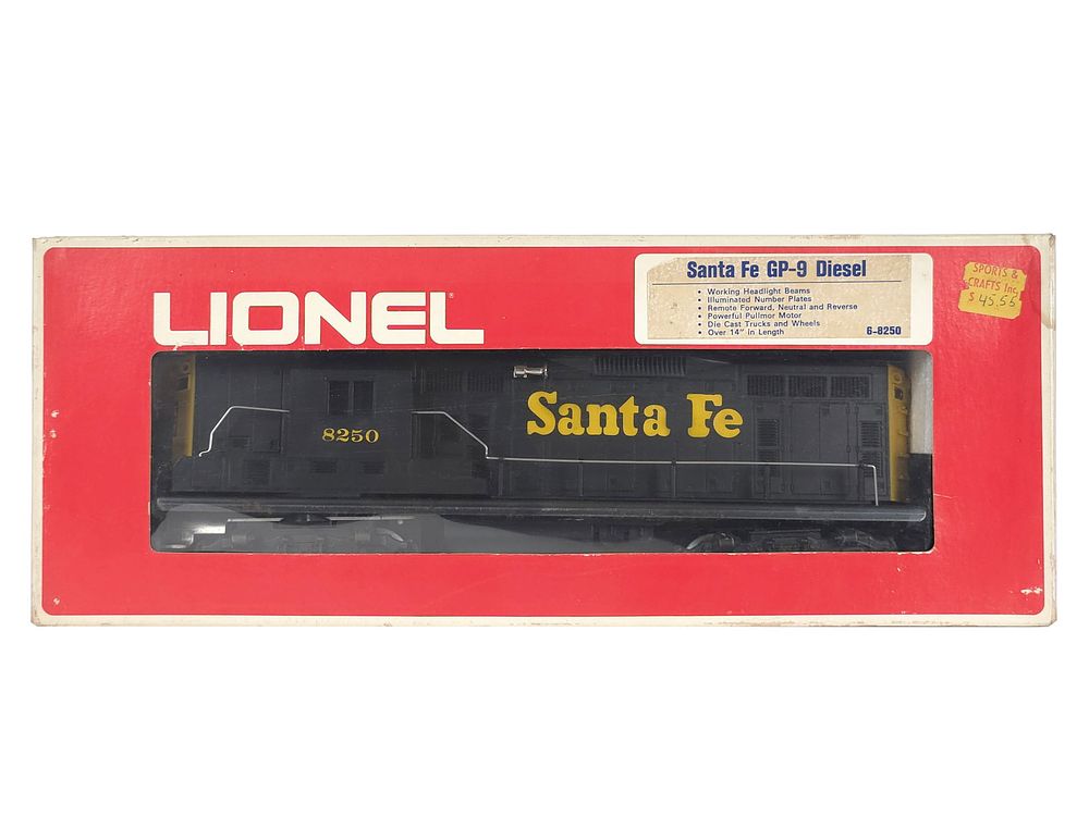 Lot 180: Lionel 6-8250 Santa Fe Boxed