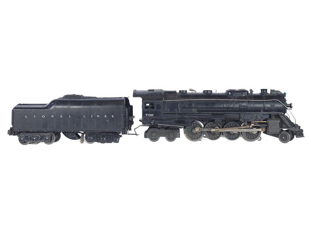 Lot 187: Lionel 736 Engine with Tender
