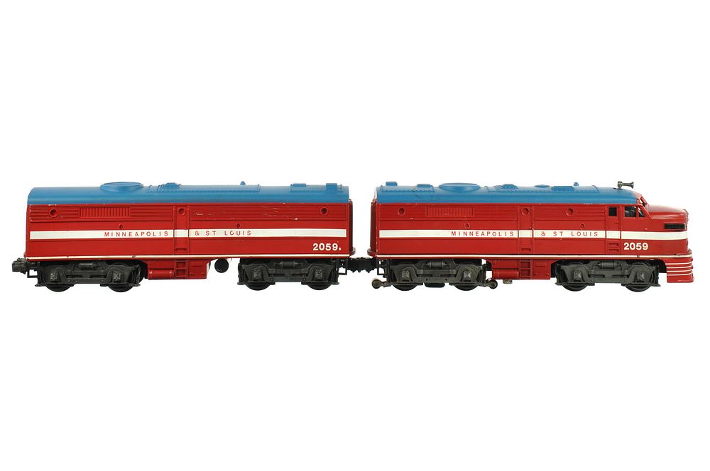Lot 227: Lionel Minneapolis & St. Louis A&B Units