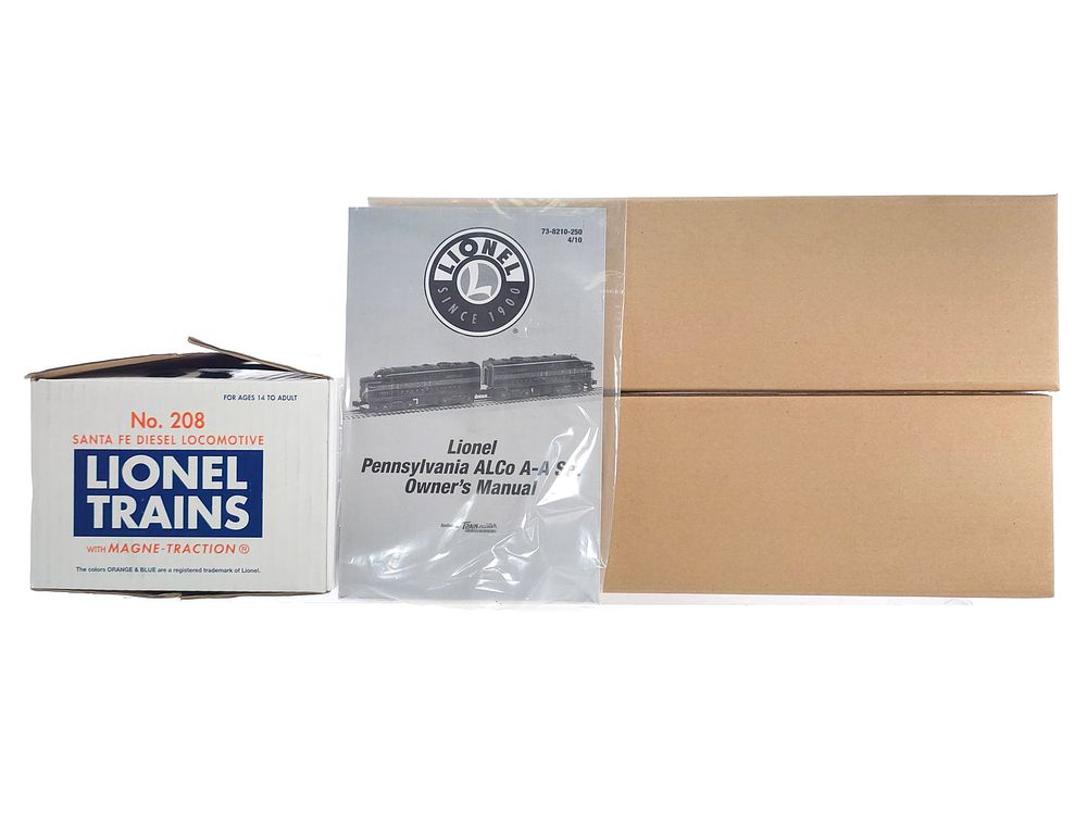 Lot 233: Lionel No. 208 Santa Fe Diesel Locomotive Boxed