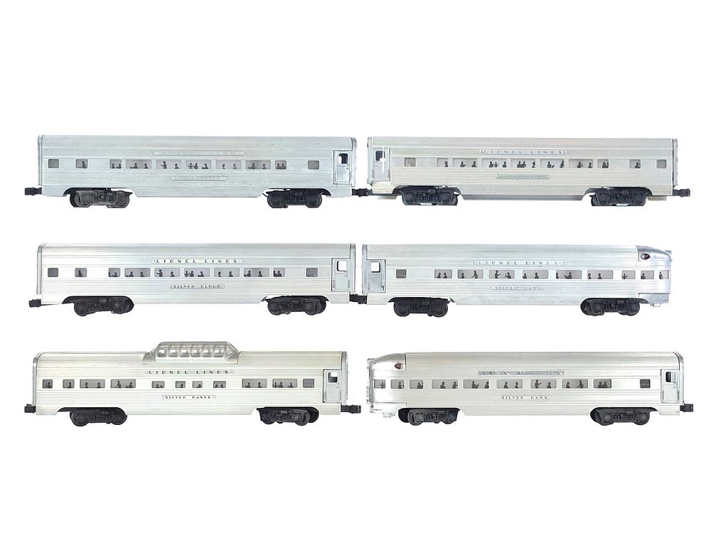 Lot 236: (6) Lionel Lines Silver Cars Assorted