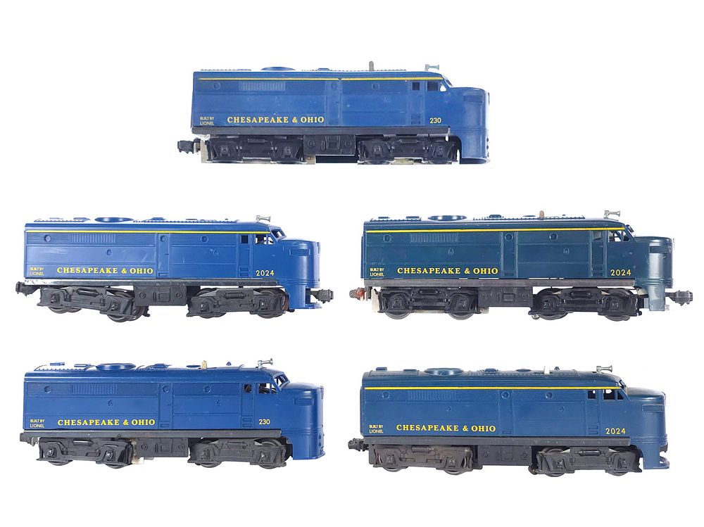 Lot 239: (5) Lionel Chesapeake & Ohio Assorted Engines