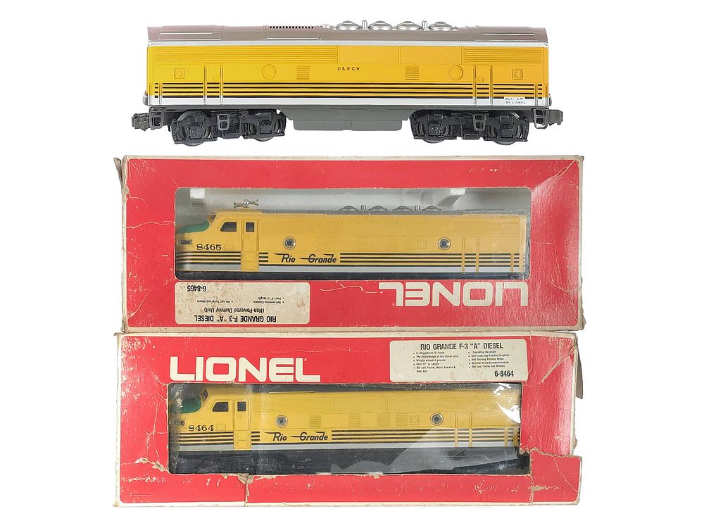 Lot 251: (3) Lionel Rio Grande Assorted Boxed
