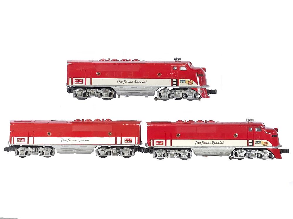 Lot 263: (3) Lionel Texas Special Engines