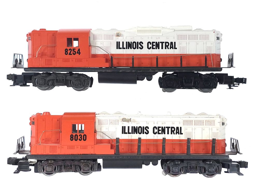 Lot 266: (2) Lionel Illinois Central 8030 & 8254 Engines