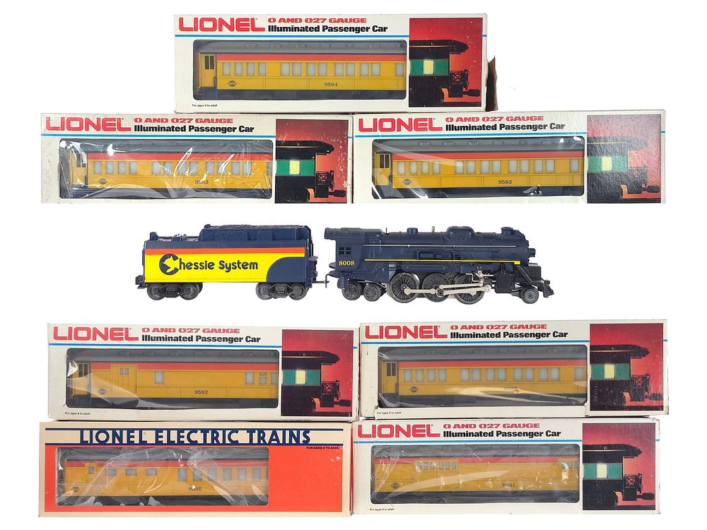 Lot 268: (9) Lionel Passenger Car Lot