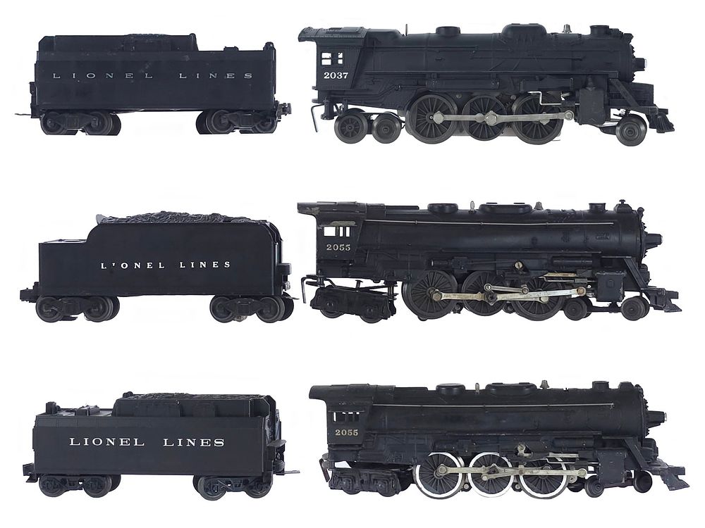 Lot 269: (6) Lionel Engines & Coal Cars