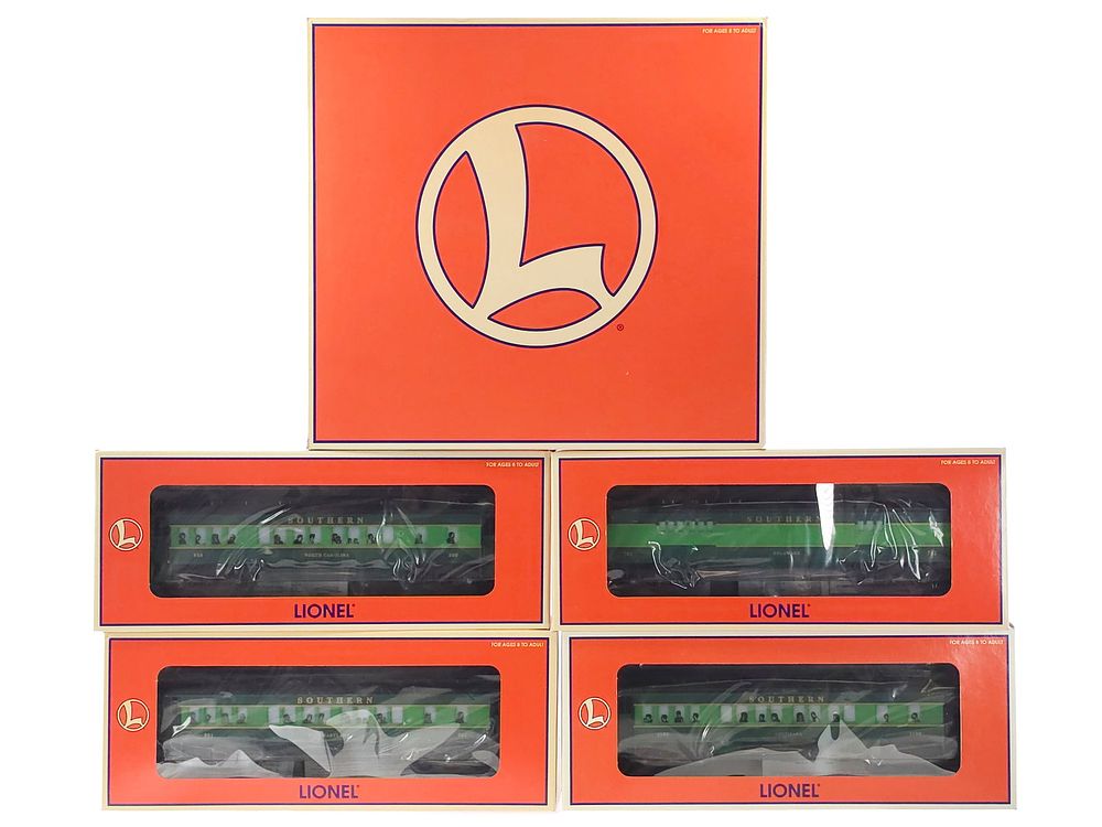 Lot 288: (4) Lionel MIB Southern Baby Madison Passenger Car Set