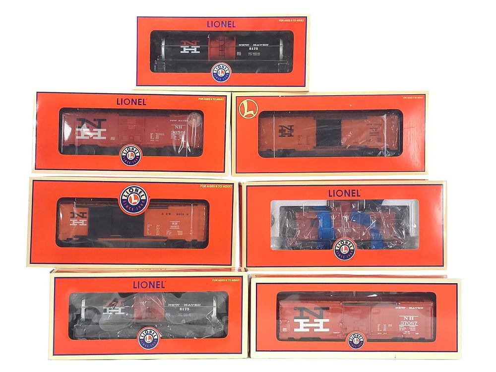 Lot 291: (10) Lionel New Haven Cars