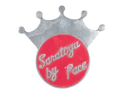 1940s Saratoga by Pace Slot Machine Decorative Casting. A 1940s Saratoga by Pace slot machine 
