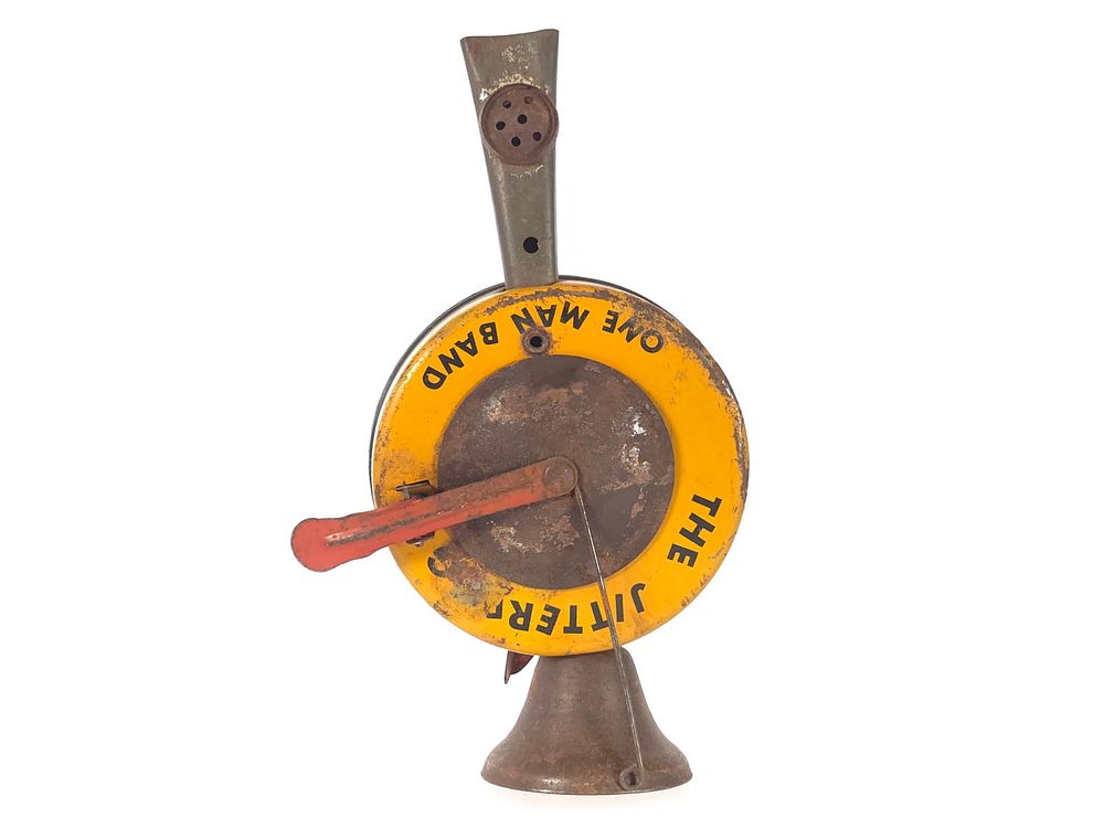 Lot 160: 1930s Northwest Prods. Jitter Bug One Man Band Musical Toy