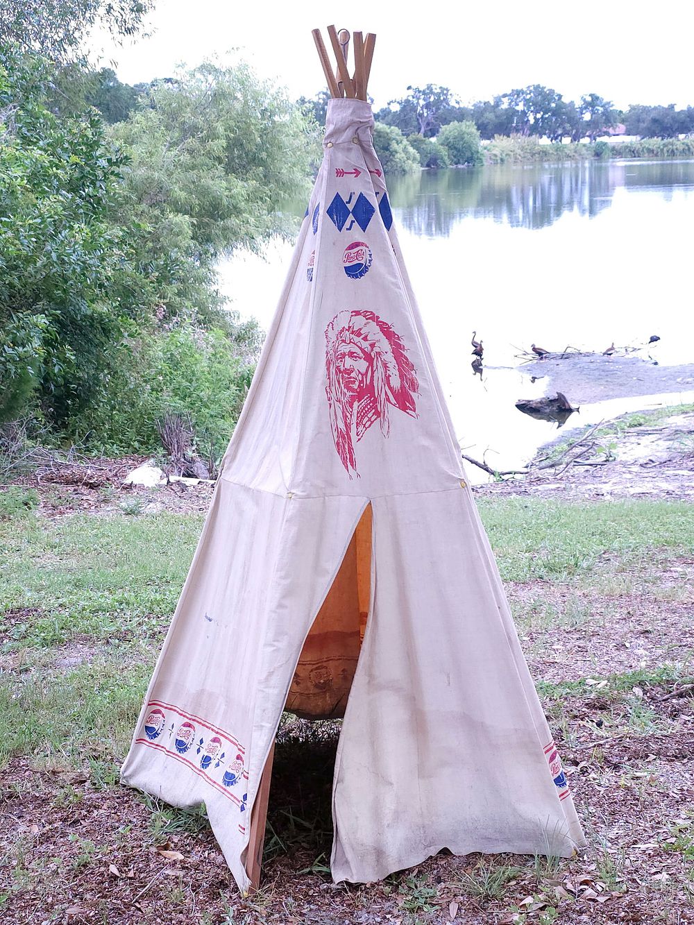 Lot 171: 1954 Pepsi Promotional Wigwam Teepee