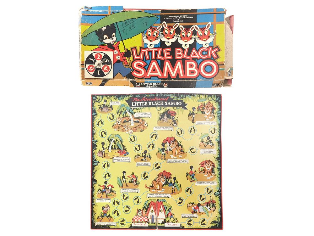 Lot 178: Cadaco-Ellis Little Black Sambo Board Game