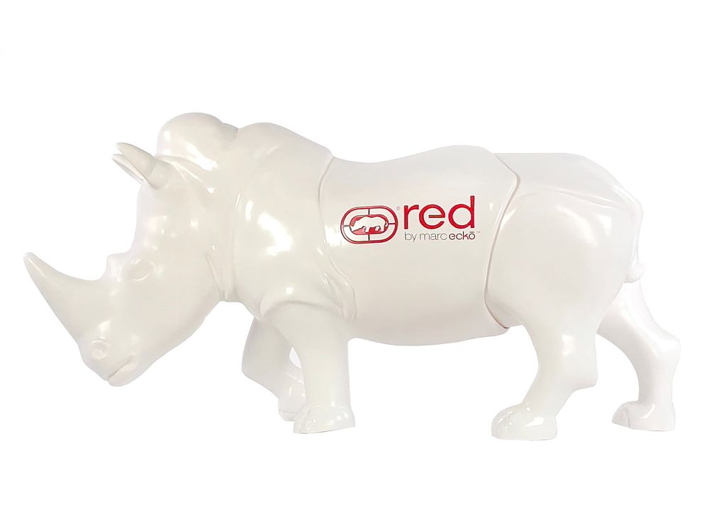 Lot 188: Rare Marc Ecko White Rhino Advertising Display Large Boxed