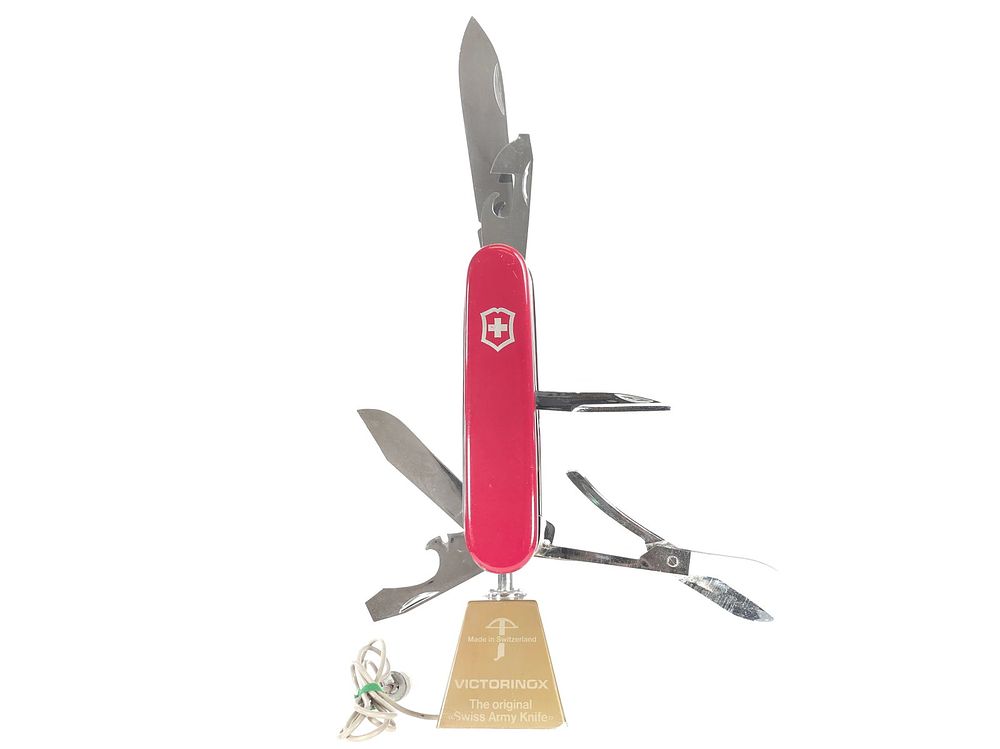 Lot 206: Victorinox Swiss Army Knife Movable Blade Advertising Piece