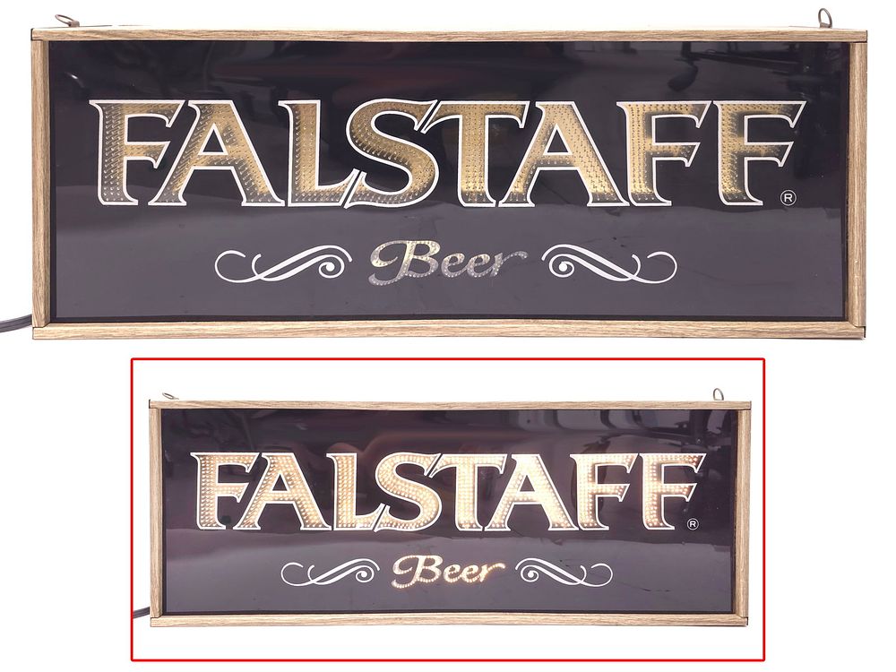 Lot 208: Falstaff Beer Light Up Sign