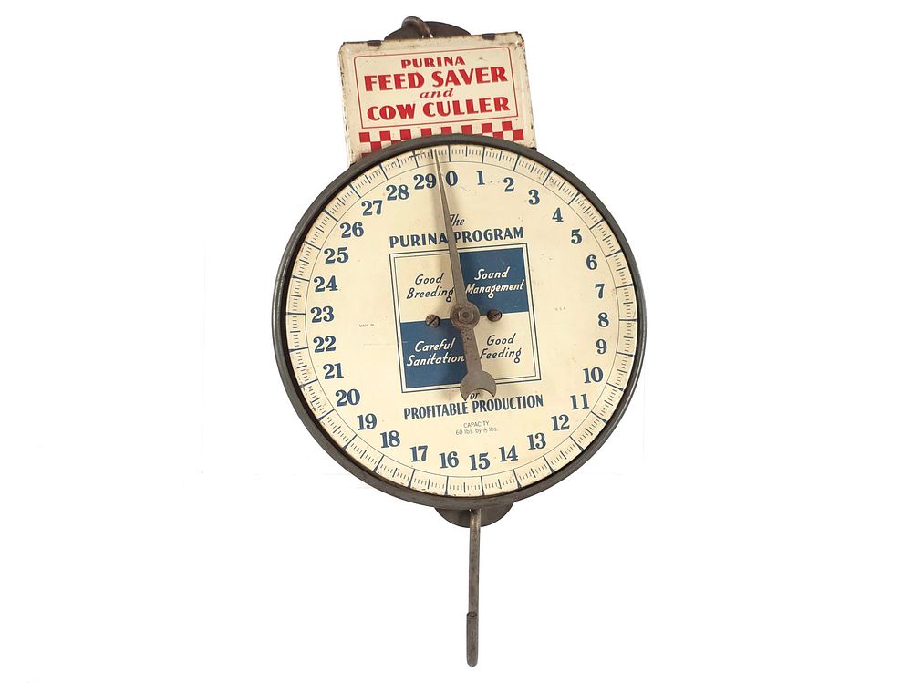 Lot 221: Purina Feed Saver Advertising Store Scale