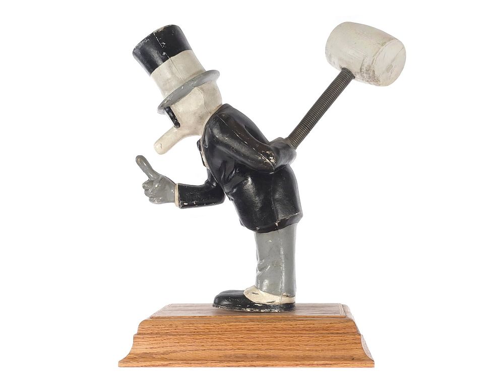 Lot 293: Western Exterminator Company Mr. Little Mascot Figure Rubber Van Halen