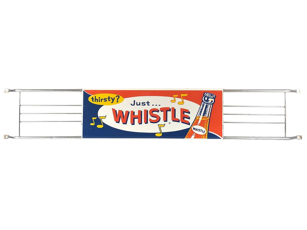 Lot 306: 1940s/1950s Porcelain Thirsty? Just Whistle Screen Door Push