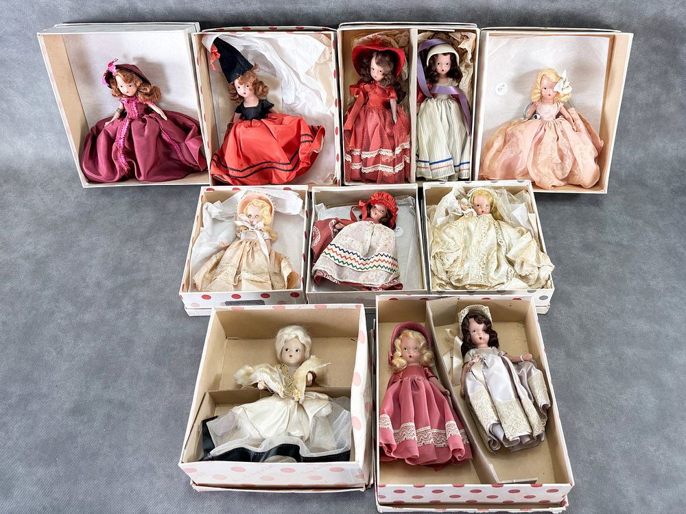 Lot 356: Vintage Nancy Ann Storybook Dolls