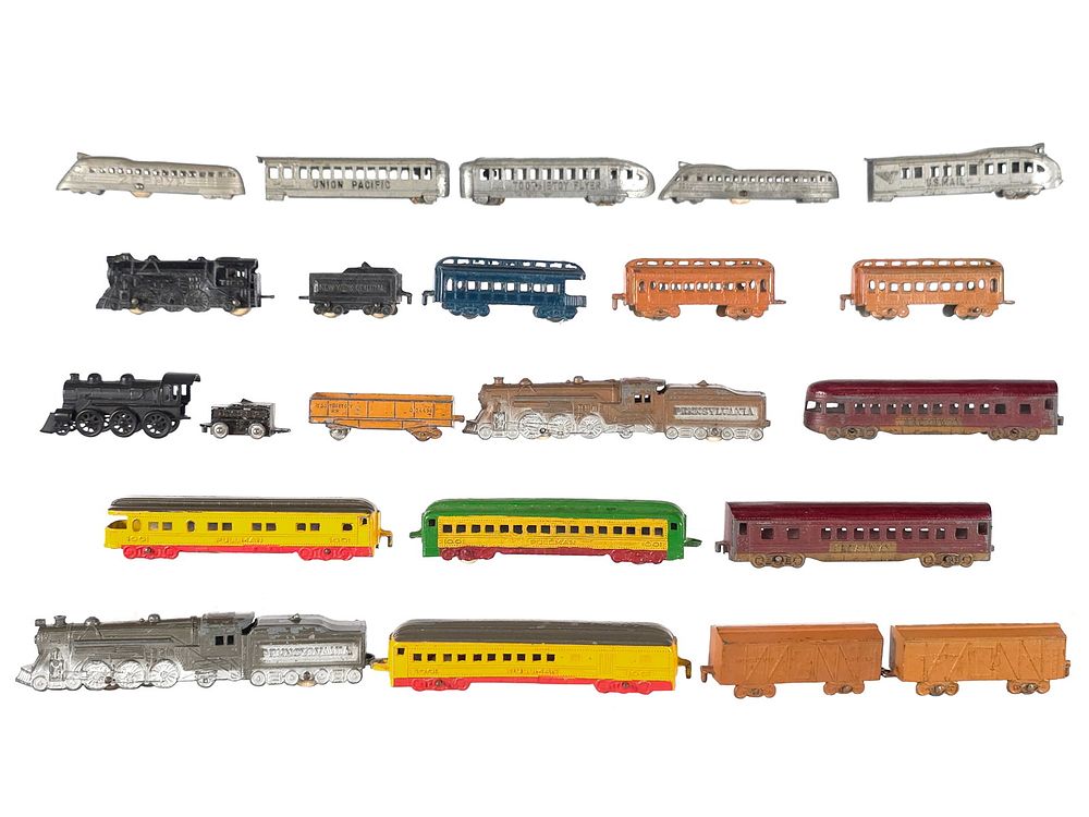 Lot 178: Tootsietoy Diecast Assorted Train Sets