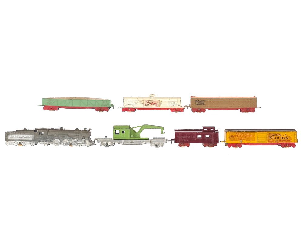 Lot 179B: Tootsietoy Diecast Train Sets Assorted Excellent Shape