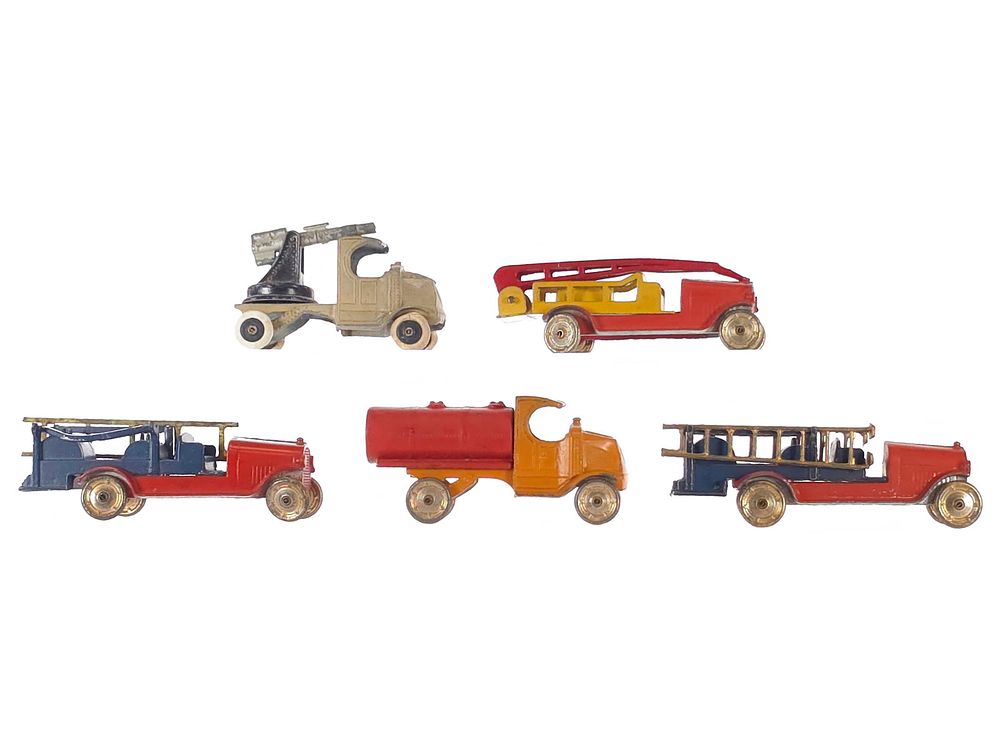 Lot 184: (5) Tootsietoy Diecast Trucks Assorted