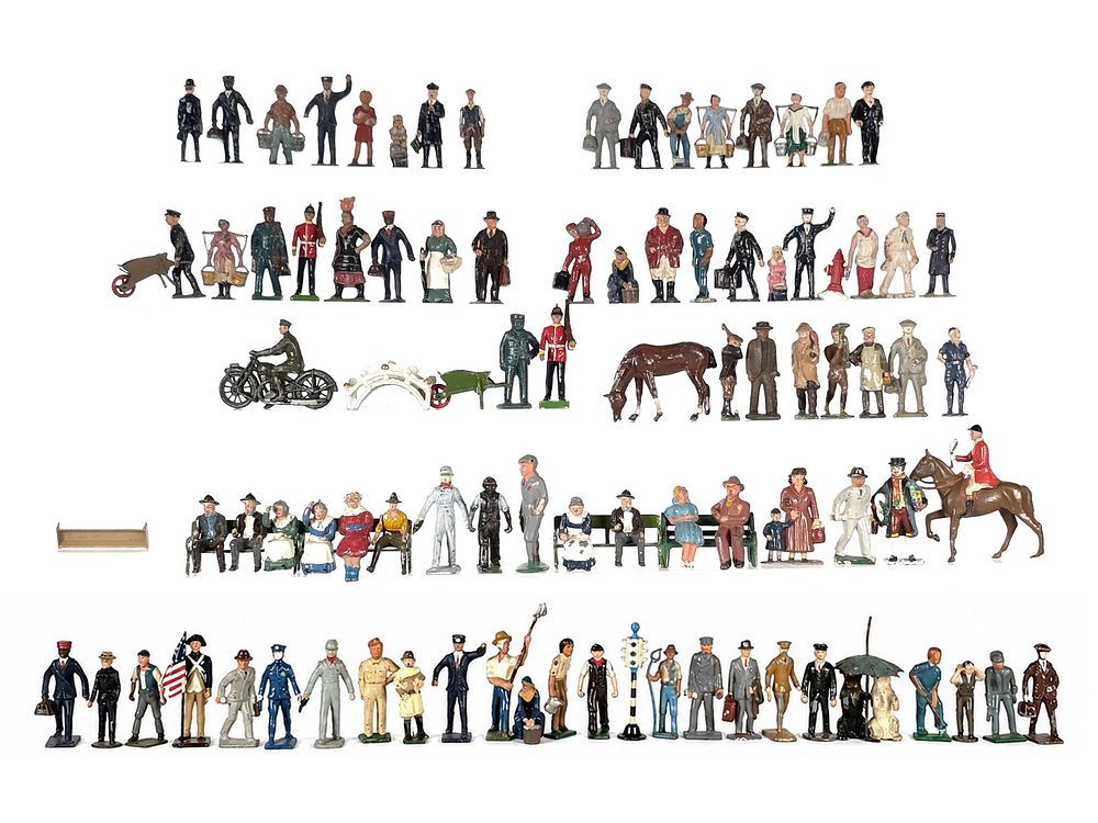 Lot 200: Assorted Lead & Metal Human & Animal Figures