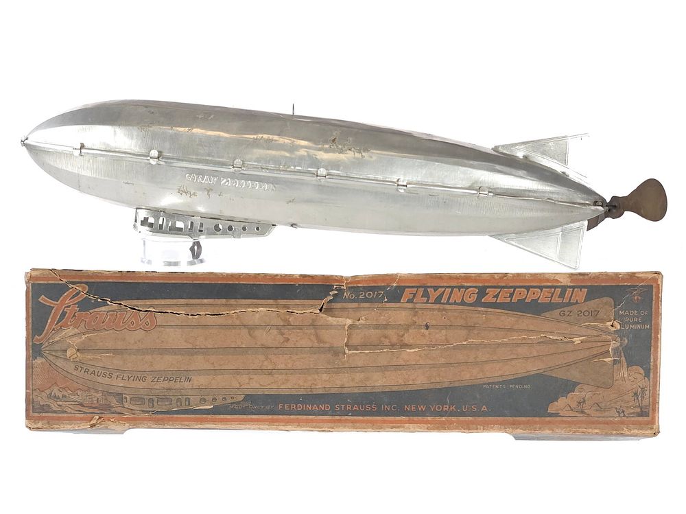 Lot 209: Strauss No. 2917 Flying Zeppelin Working Boxed