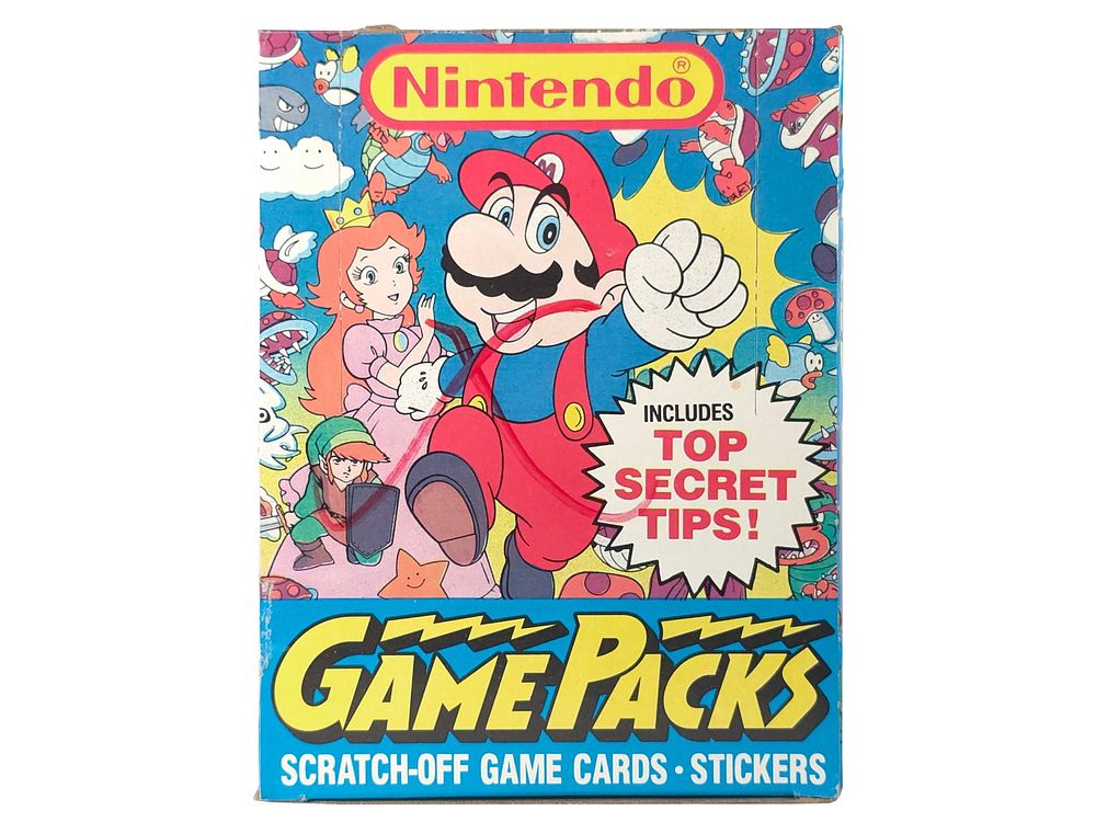 Lot 214: Unopened Nintendo Topps Card Packs Boxed