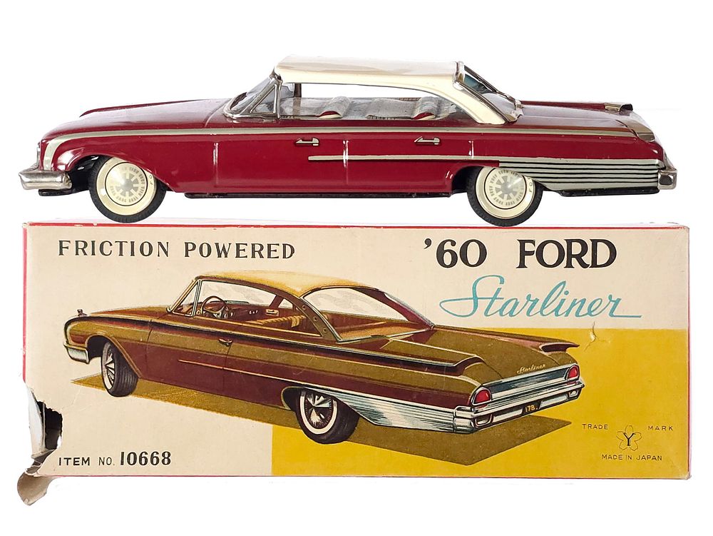 Lot 216: Yone No. 10668 1960s Ford Starline Boxed Friction Working