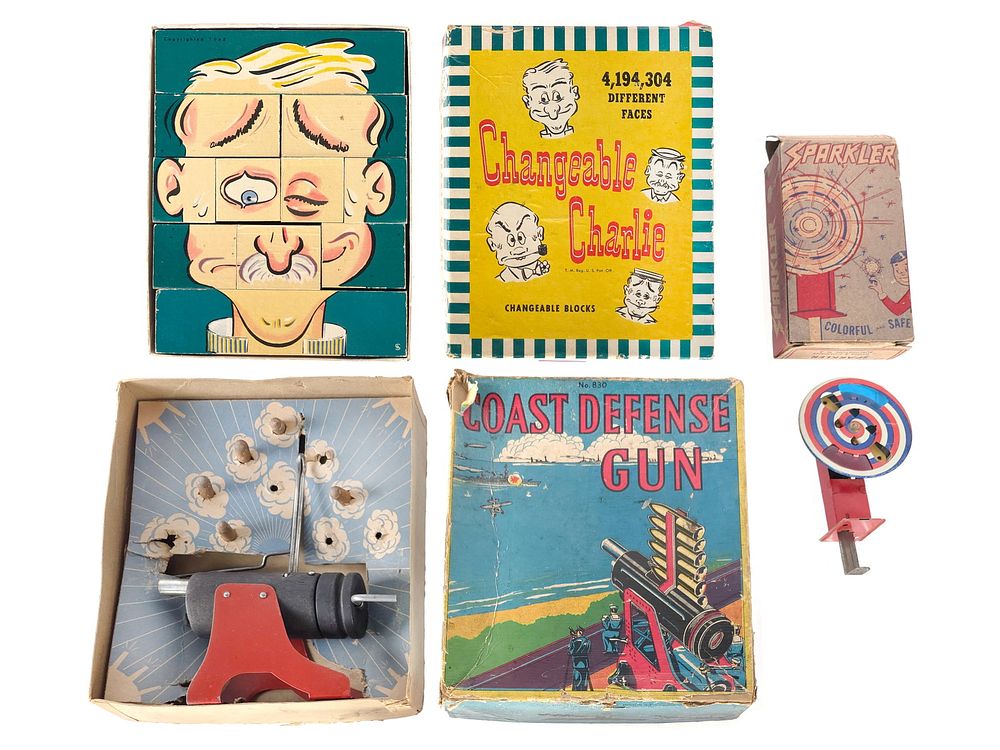 Lot 221: Assorted Novelty Toys & Games Boxed