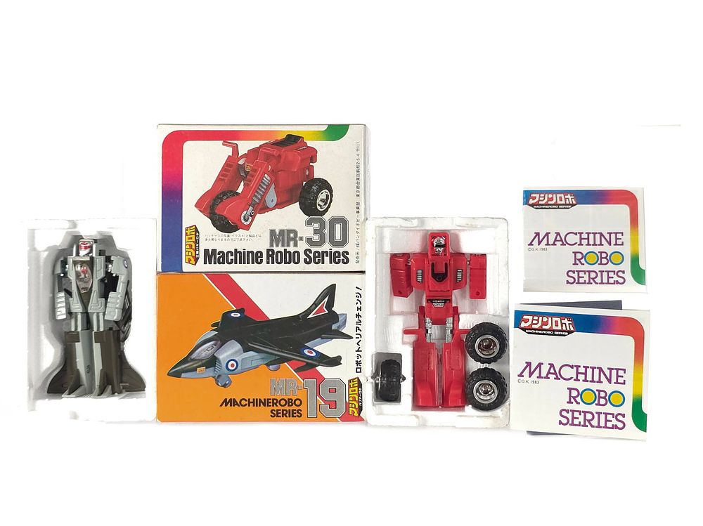 Lot 226: (2) MR-19 & MR-30 Machine Robo Series Boxed