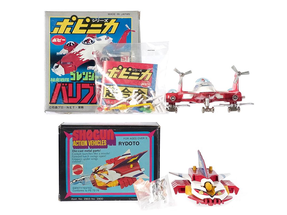 Lot 234: (2) Diecast/Plastic Robo Vehicles in Original Boxes