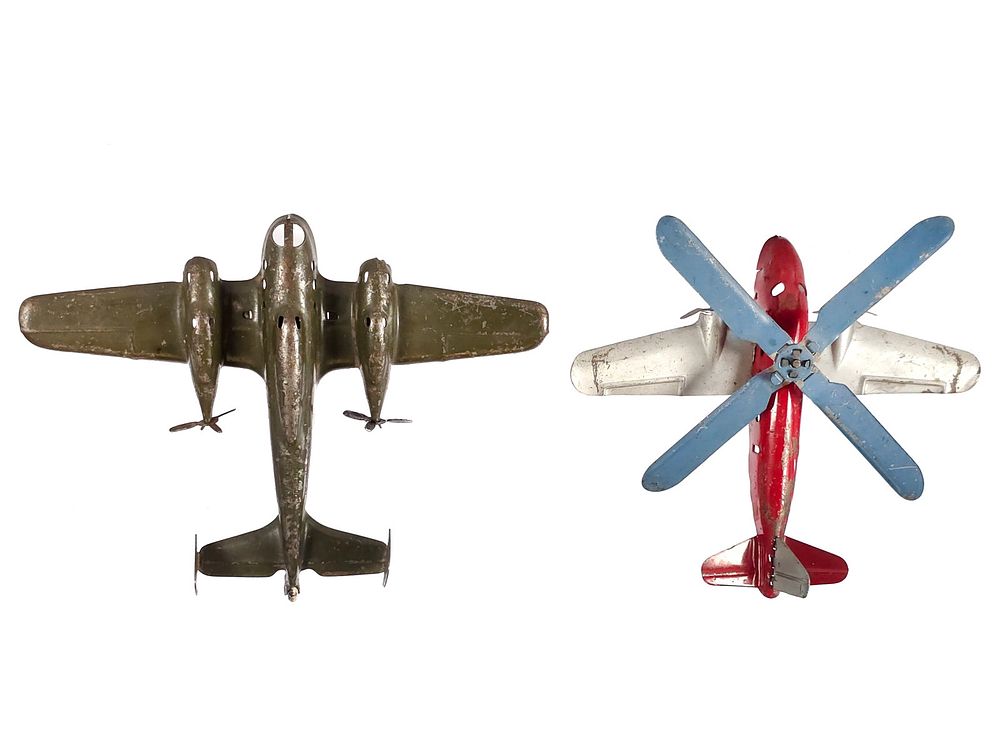 Lot 249: (2) Pressed Steel Wyandotte Planes