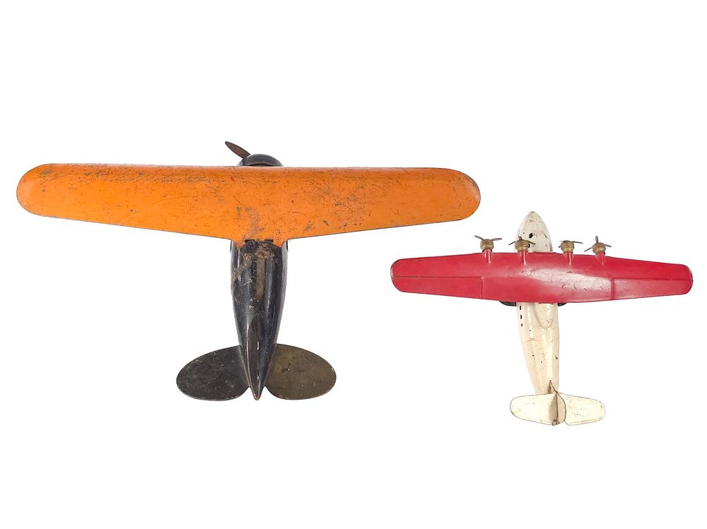 Lot 253: (2) Pressed Steel Wyandotte Airplanes