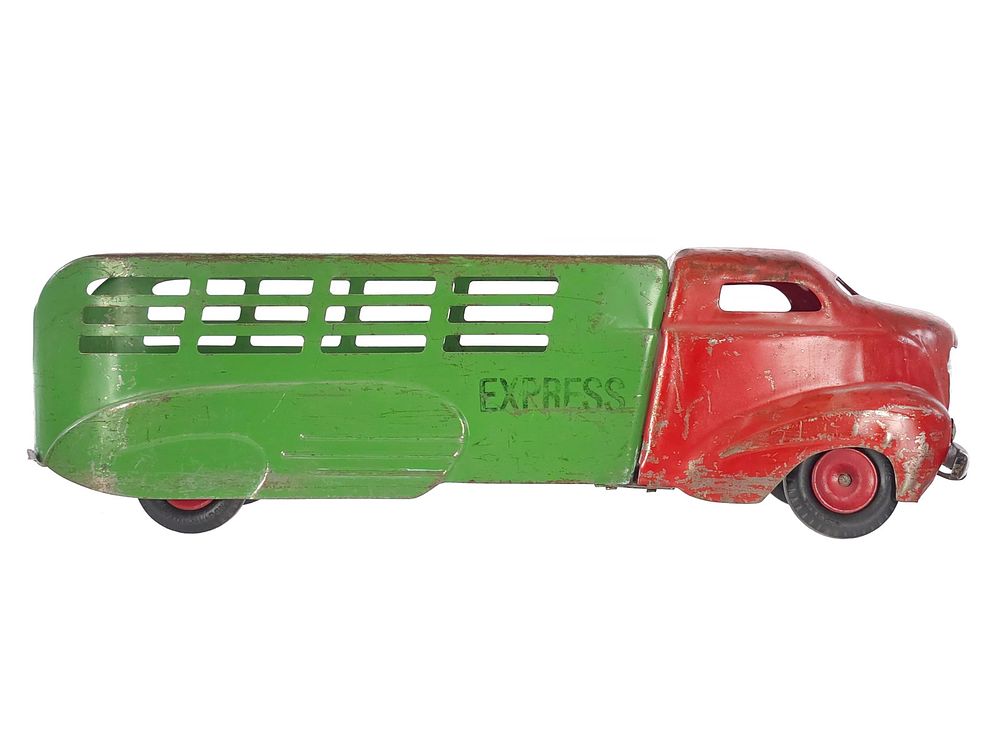 Lot 262: Wyandotte Express Pressed Steel Livestock Truck
