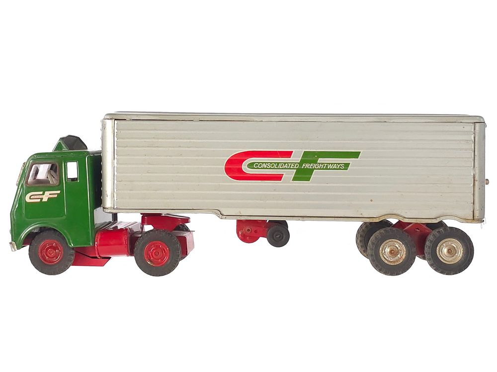 Lot 263: Consolidated Freightways Tin Litho Friction Semi Truck