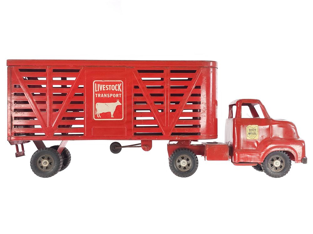 Lot 276: Buckeye Pressed Steel Livestock Transport 23"
