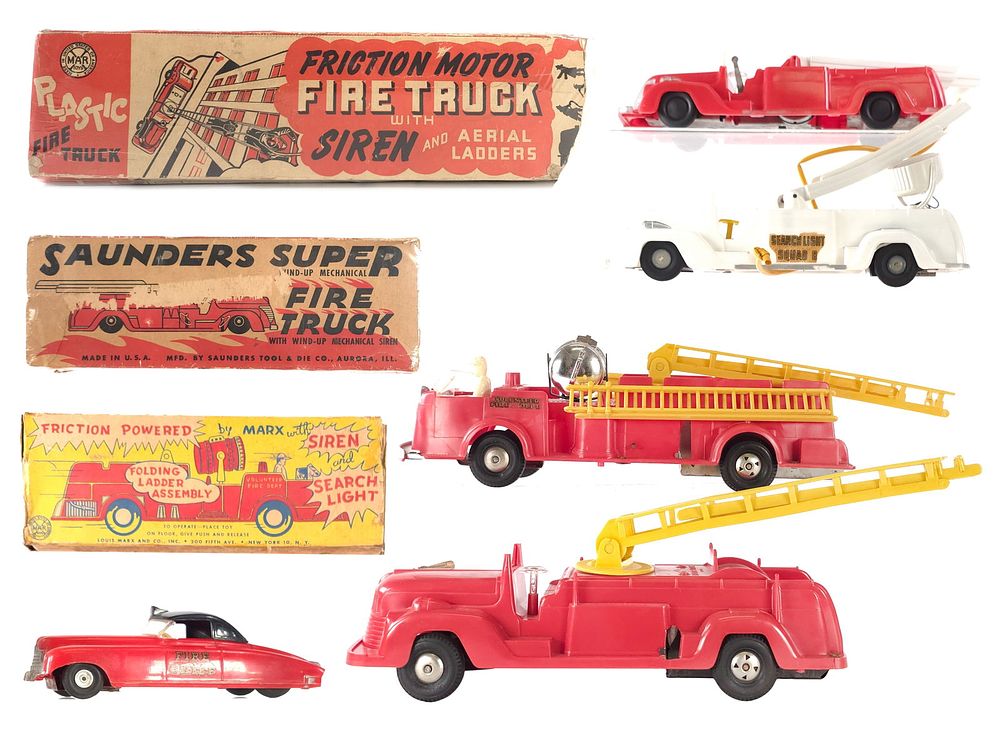 Lot 290: Assorted Plastic Fire Trucks
