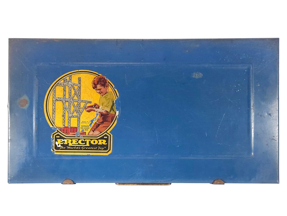 Lot 323: A.C. Gilbert Erector Set in Metal Case
