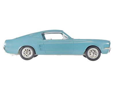 Wen-Mac Battery-Operated 1967 Ford Mustang Fastback 16" Promo Car. LARGE Wen-Mac 1967 Ford 