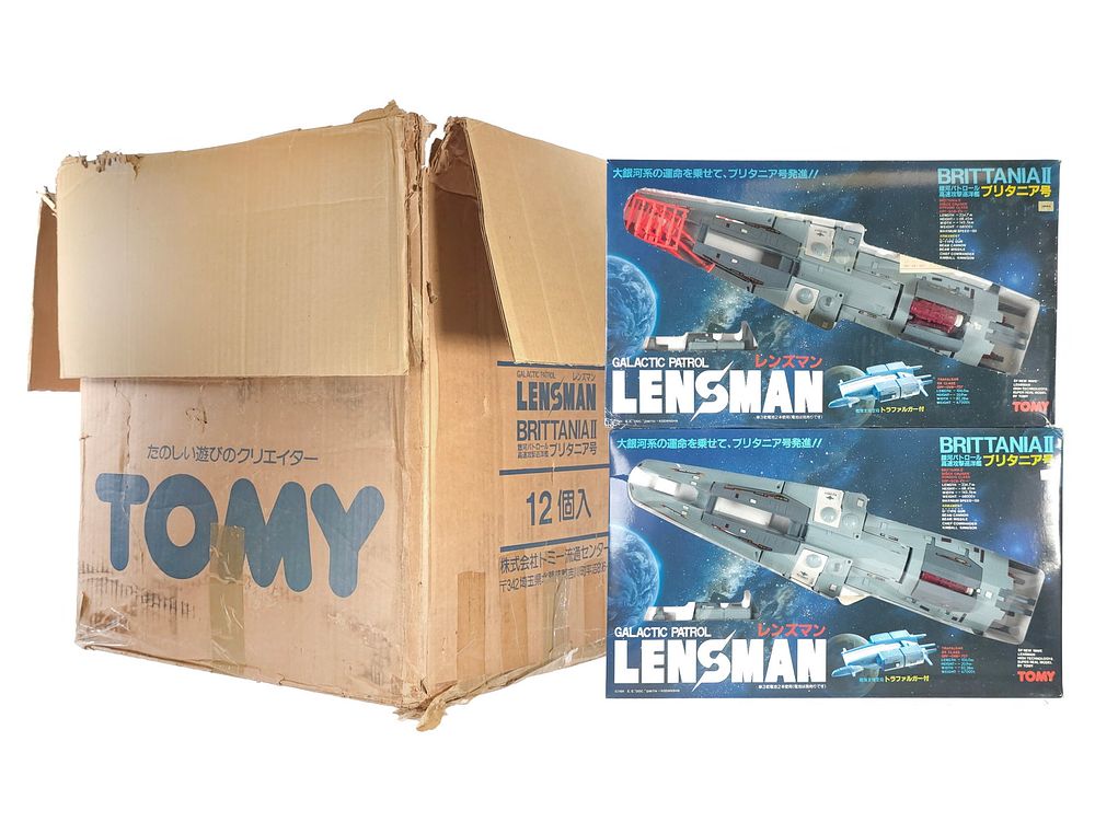 Lot 197: (2) Lensman Brittania II Japanese Space Ships Boxed w/Carton