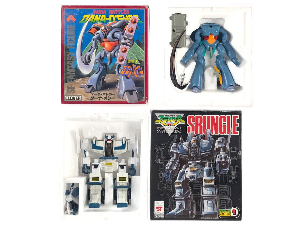 Lot 212: (2) Clover Dana-O-Shee and Shrungle Robots Boxed, Japan