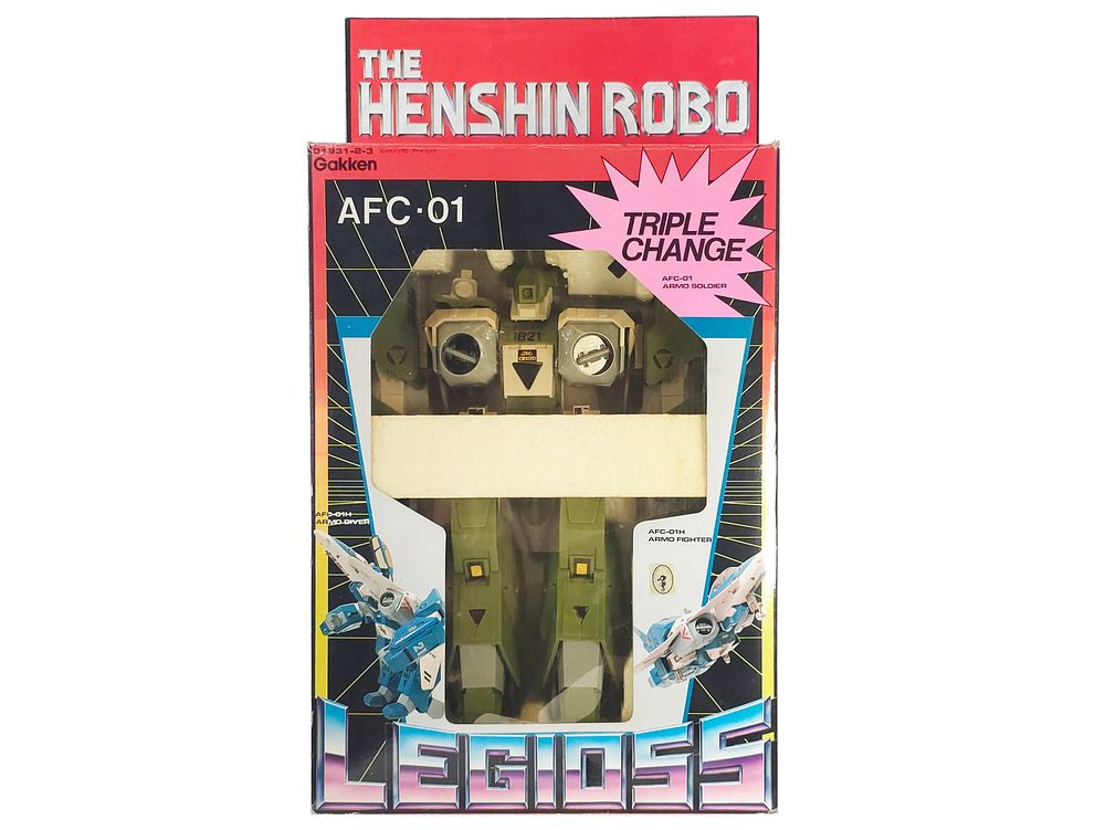 Lot 218: AFC-01 Triple Changer by Gakken Robots Henshin Robo Boxed