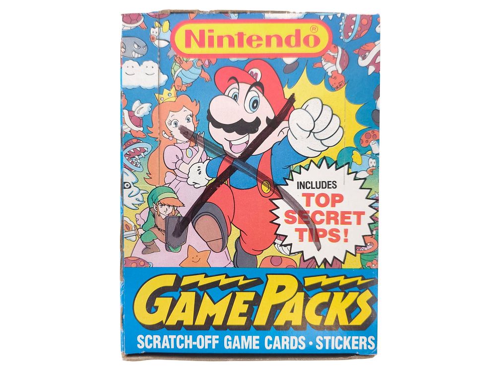 Lot 229: Unopened Nintendo Topps Card Packs Boxed