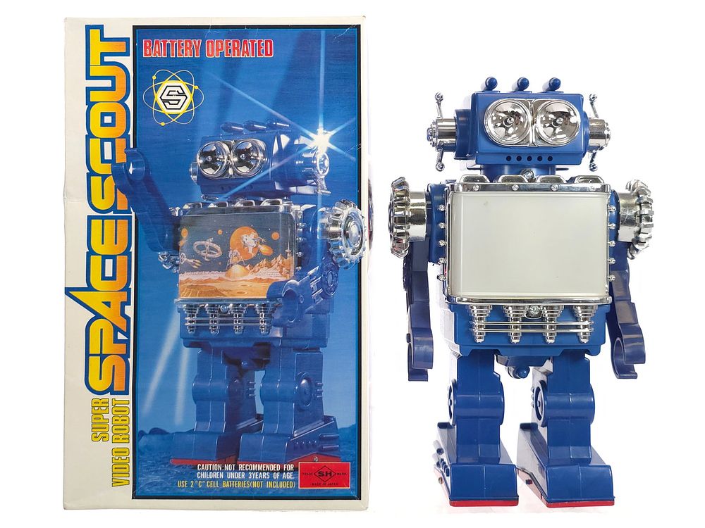 Lot 232: Space Scout Robot by Horikawa S.H. Boxed, Japan