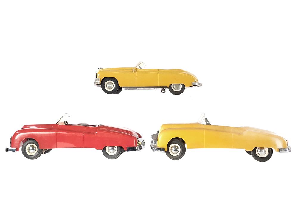 Lot 273: (3) Steer-O-Toys & Conway Co. Heavy Plastic Convertibles