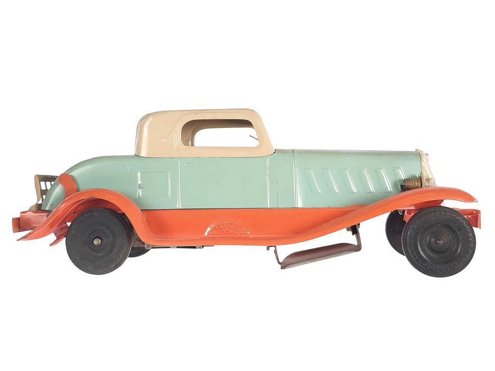Lot 276: Girard Pierce Arrow Coupe Pressed Steel Windup