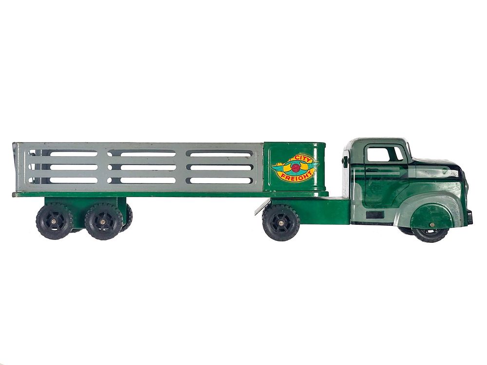 Lot 302: Marx Pressed Steel Tri-City Freight Truck